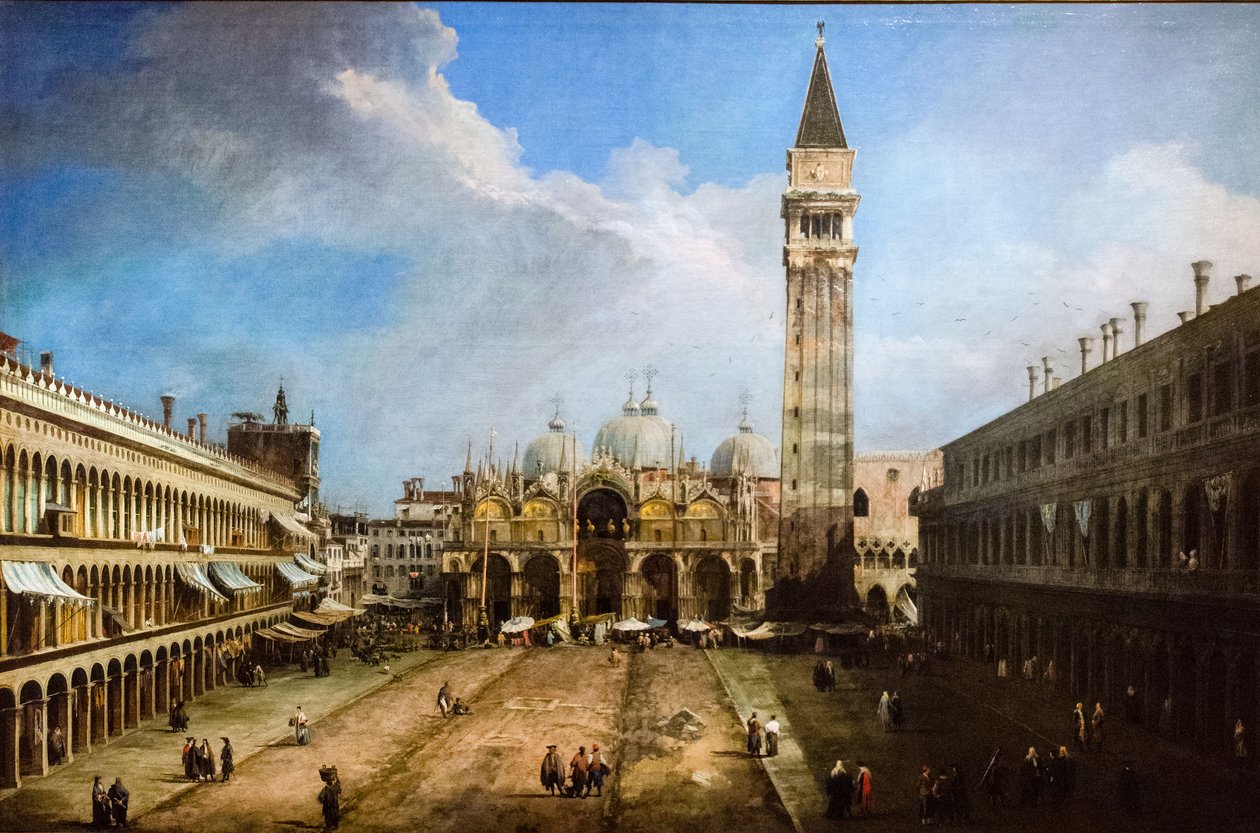 A velencei Piazza San Marco alkotó: Canaletto