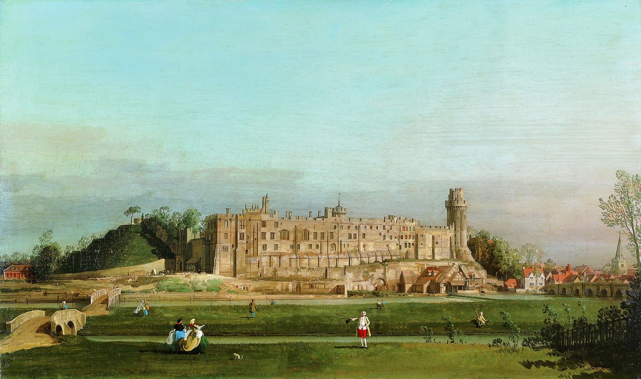Warwick kastély, 1748. alkotó: Giovanni Antonio Canal