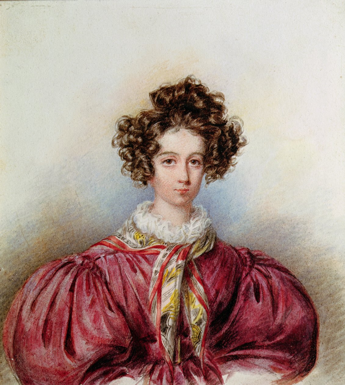George Sand (1804-76) portréja 1830 (pasztell, papíron) alkotó: Candide Blaize