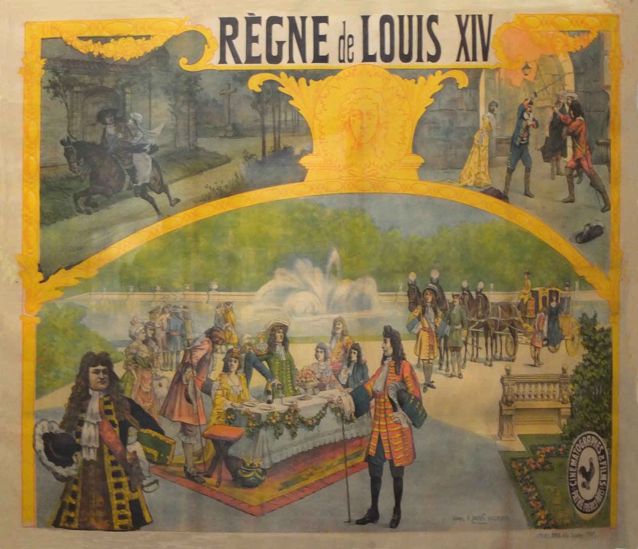 Le Regne de Louis XIV plakát 1904 alkotó: Candido Aragonez de Faria