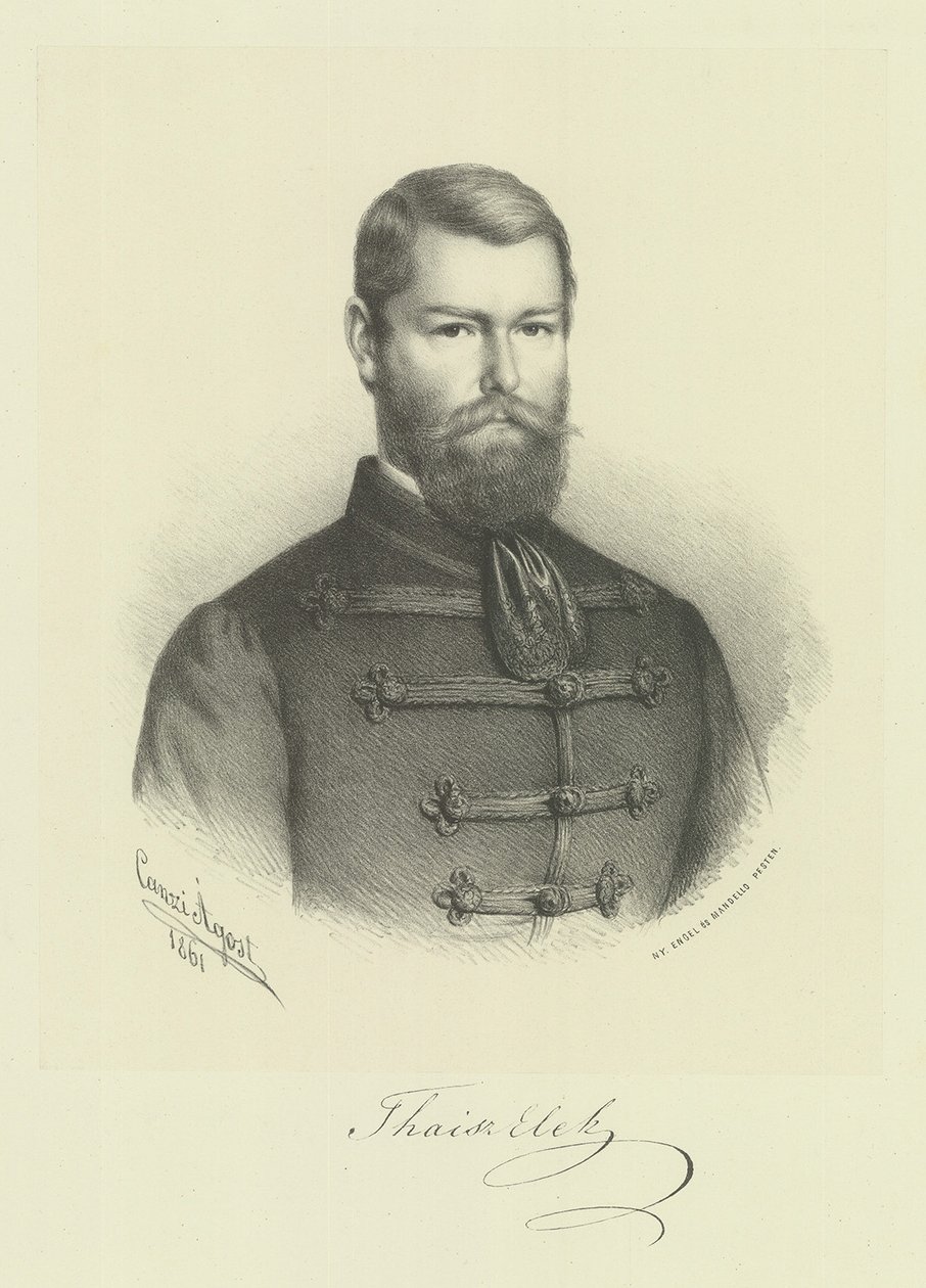 Portrait of Elek Thaisz alkotó: Canzi Ágost Elek