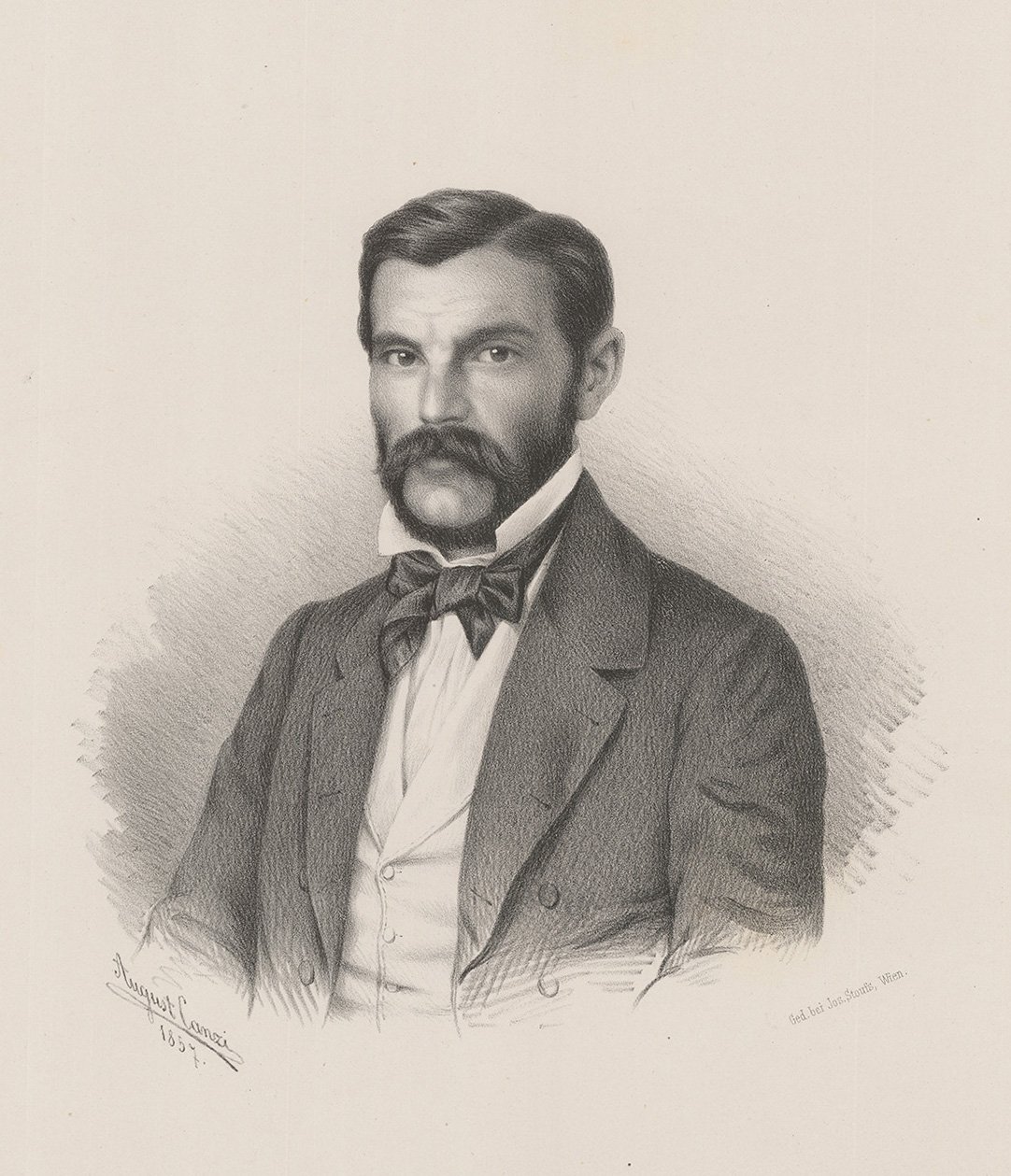 Portrait of László Thenke alkotó: Canzi Ágost Elek