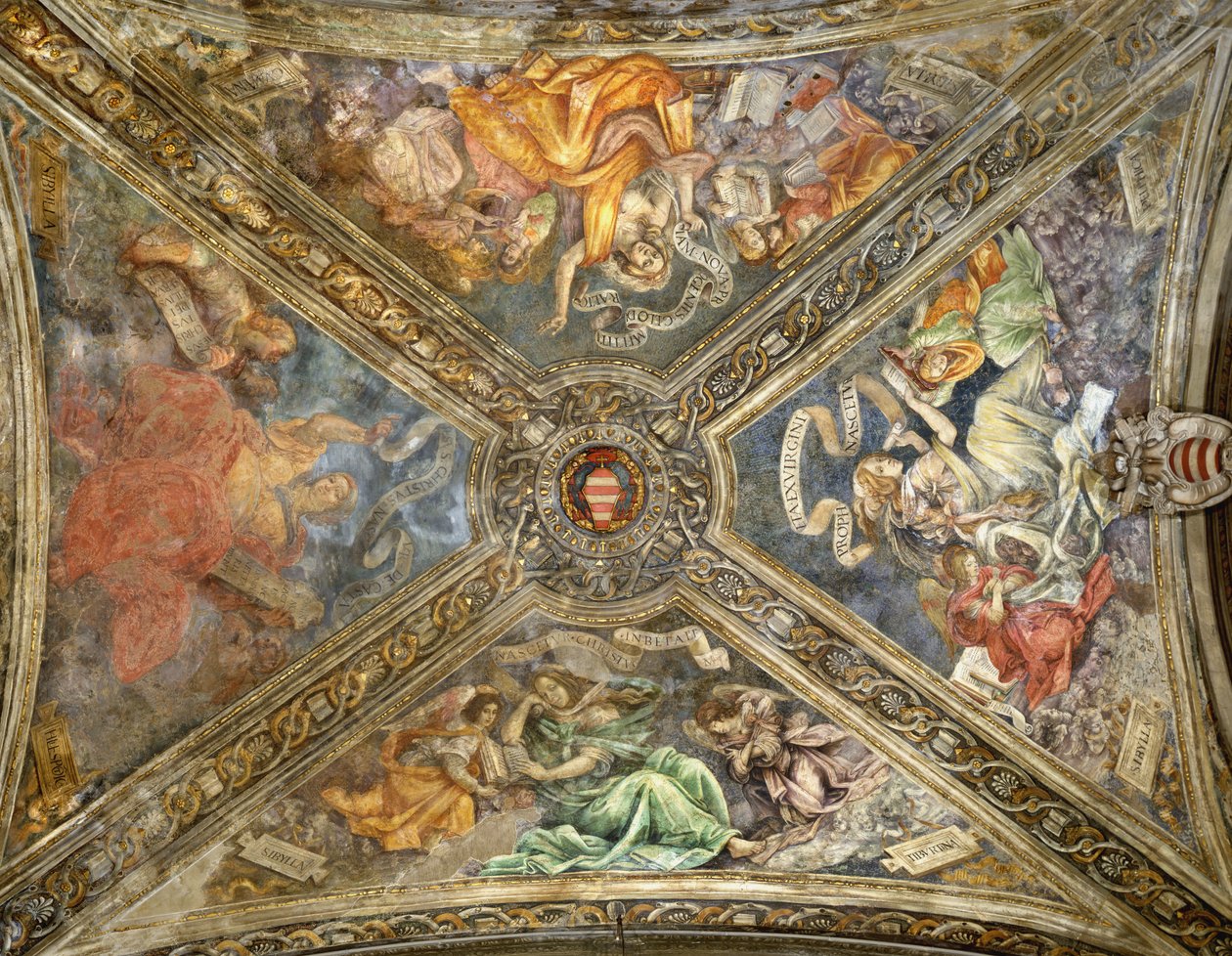 Tibur Szibilla, Delphi, Cumae és Hellespont, Carafa kápolna, Santa Maria sopra Minerva, Róma alkotó: Capponi