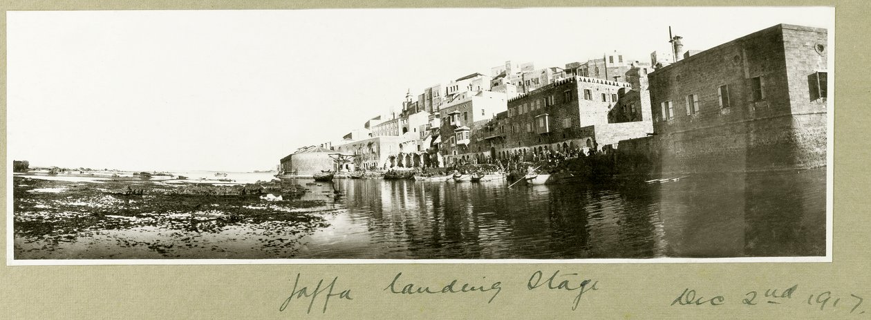 Jaffa leszállóhely, 1917. december 2 alkotó: Capt. Arthur Rhodes