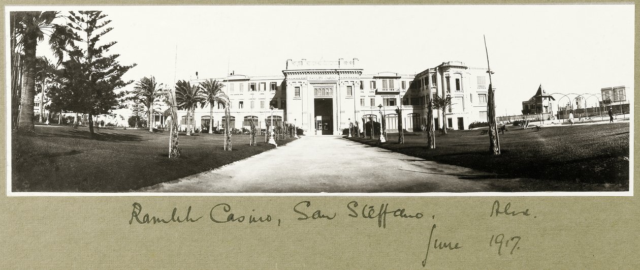 Ramleh Casino, San Stefano, 1917. június alkotó: Capt. Arthur Rhodes