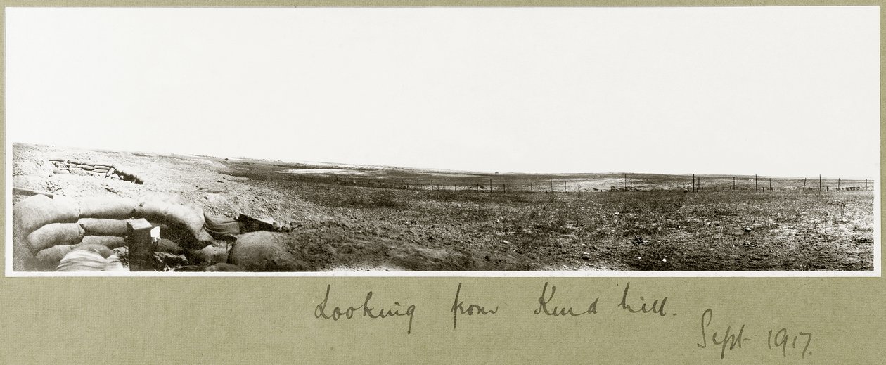 Kurd Hill felől nézve, 1917 szeptember alkotó: Capt. Arthur Rhodes
