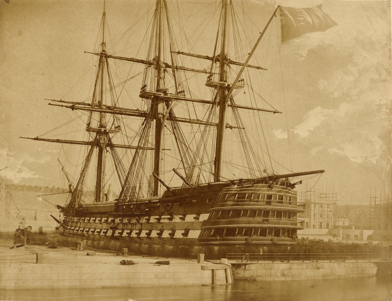 H.M.S. Duke of Wellington alkotó: Capt. Linnaeus Tripe