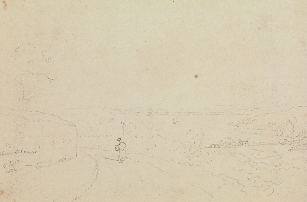 West Cowes felett, 1826. február 8 alkotó: Capt. Thomas Hastings
