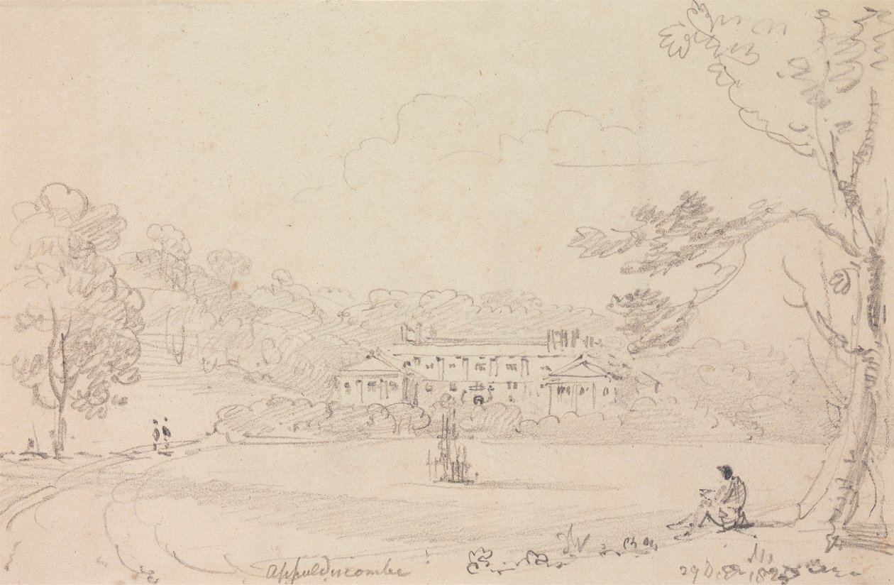Appuldurcombe, Wight-sziget, 1826. december 29 alkotó: Capt. Thomas Hastings