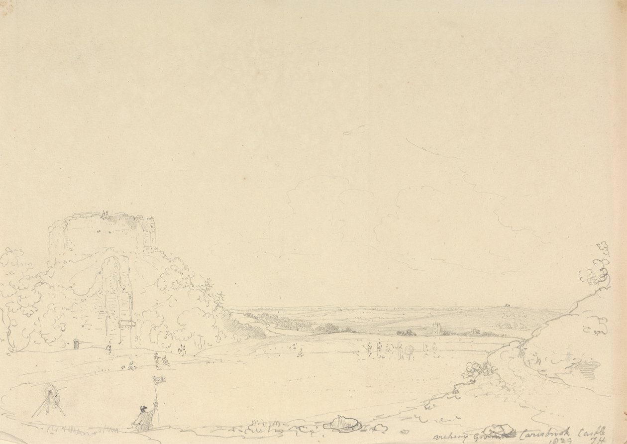 Íjászpálya, Carisbrooke, Wight-sziget alkotó: Capt. Thomas Hastings