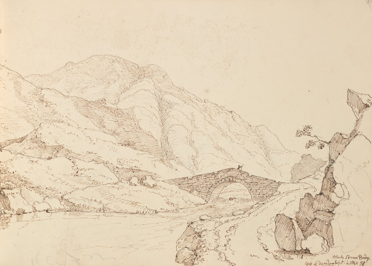 Fekete Patak híd, 1841. szeptember 6 alkotó: Capt. Thomas Hastings