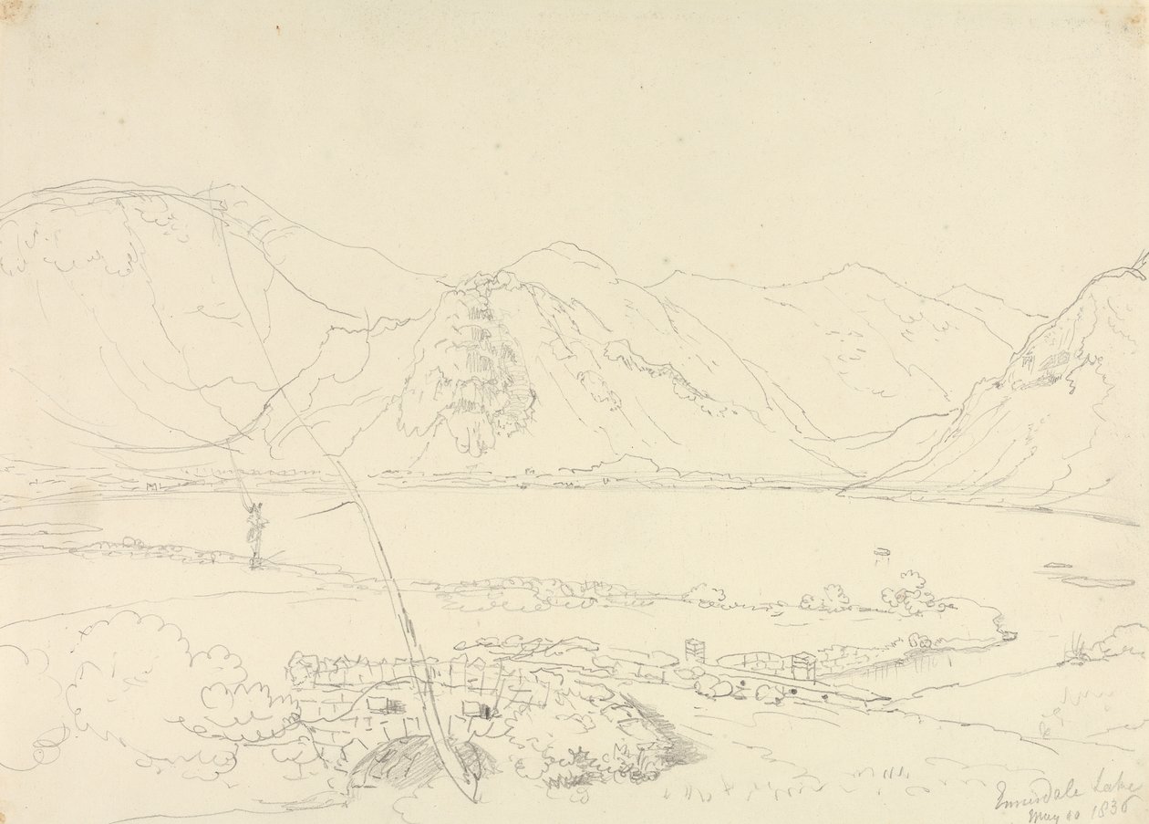 Ennerdale-tó, 1836. május 10 alkotó: Capt. Thomas Hastings