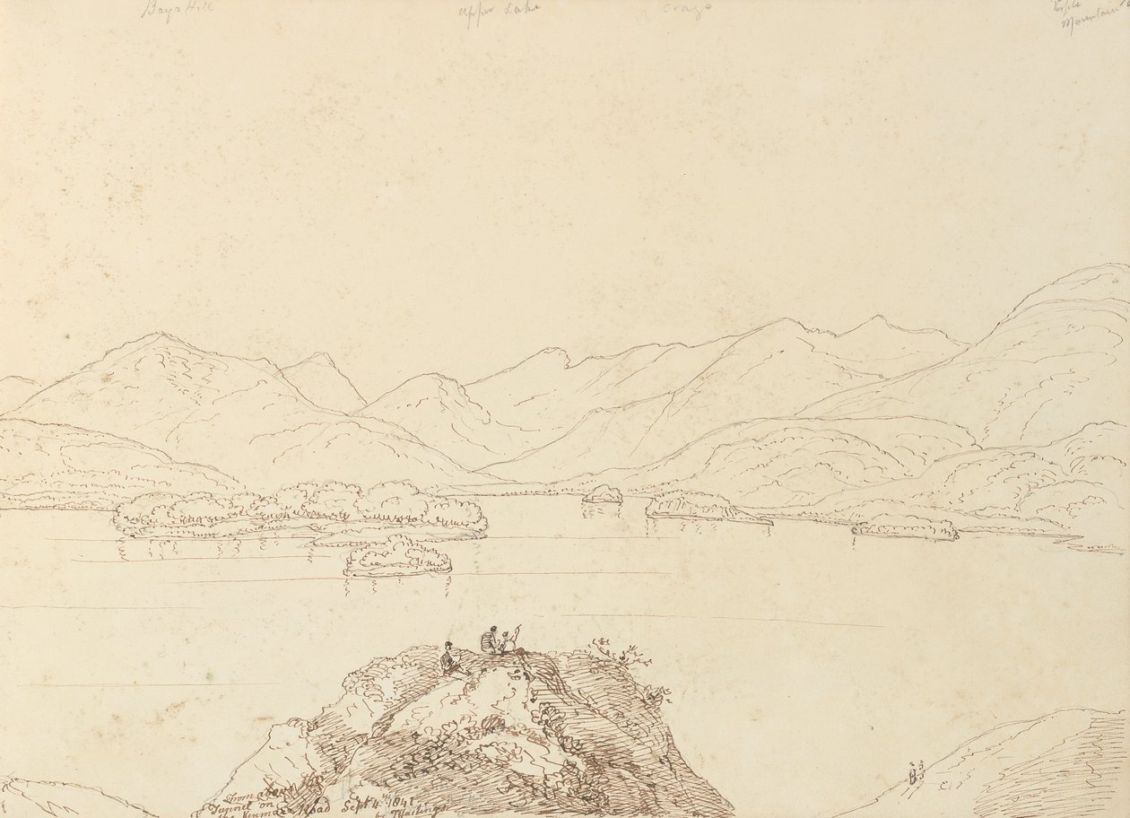 Az alagút felett a Kenmare úton, 1841. szeptember 4 alkotó: Capt. Thomas Hastings