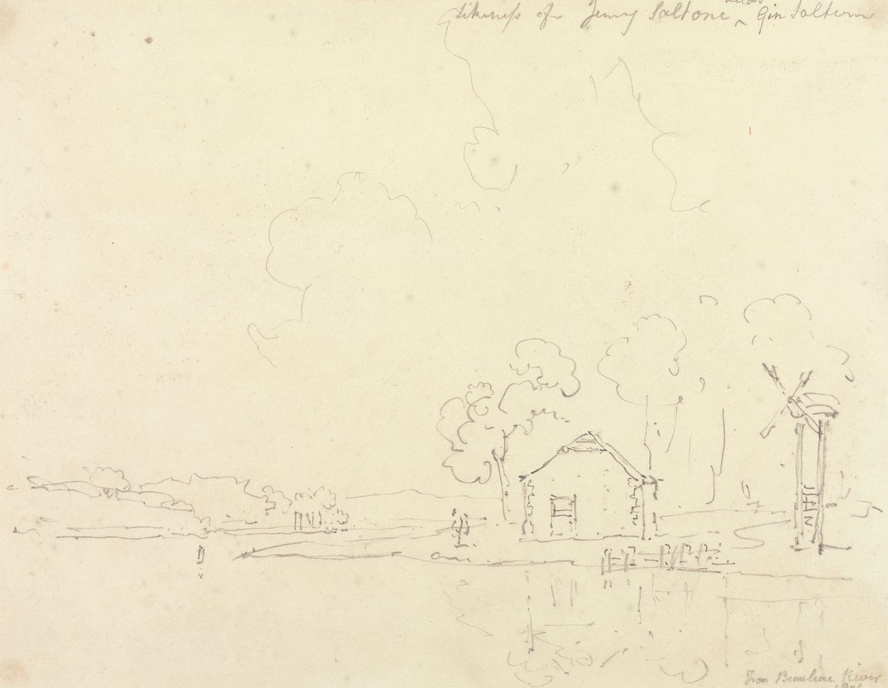 A Hampshire állambeli Beaulieu folyóból alkotó: Capt. Thomas Hastings