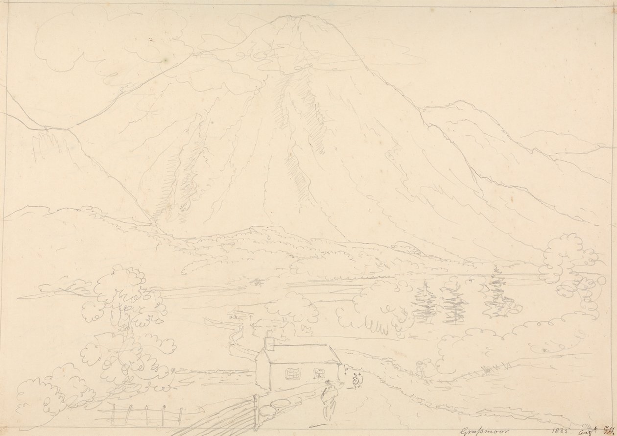 Grasmoor, 1835. augusztus alkotó: Capt. Thomas Hastings
