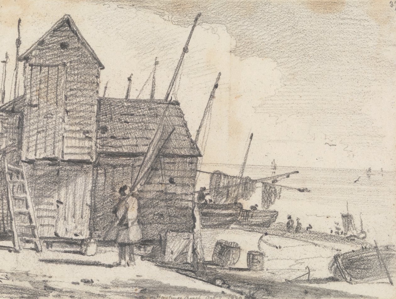 Hastings Beach, 1820. október 7 alkotó: Capt. Thomas Hastings