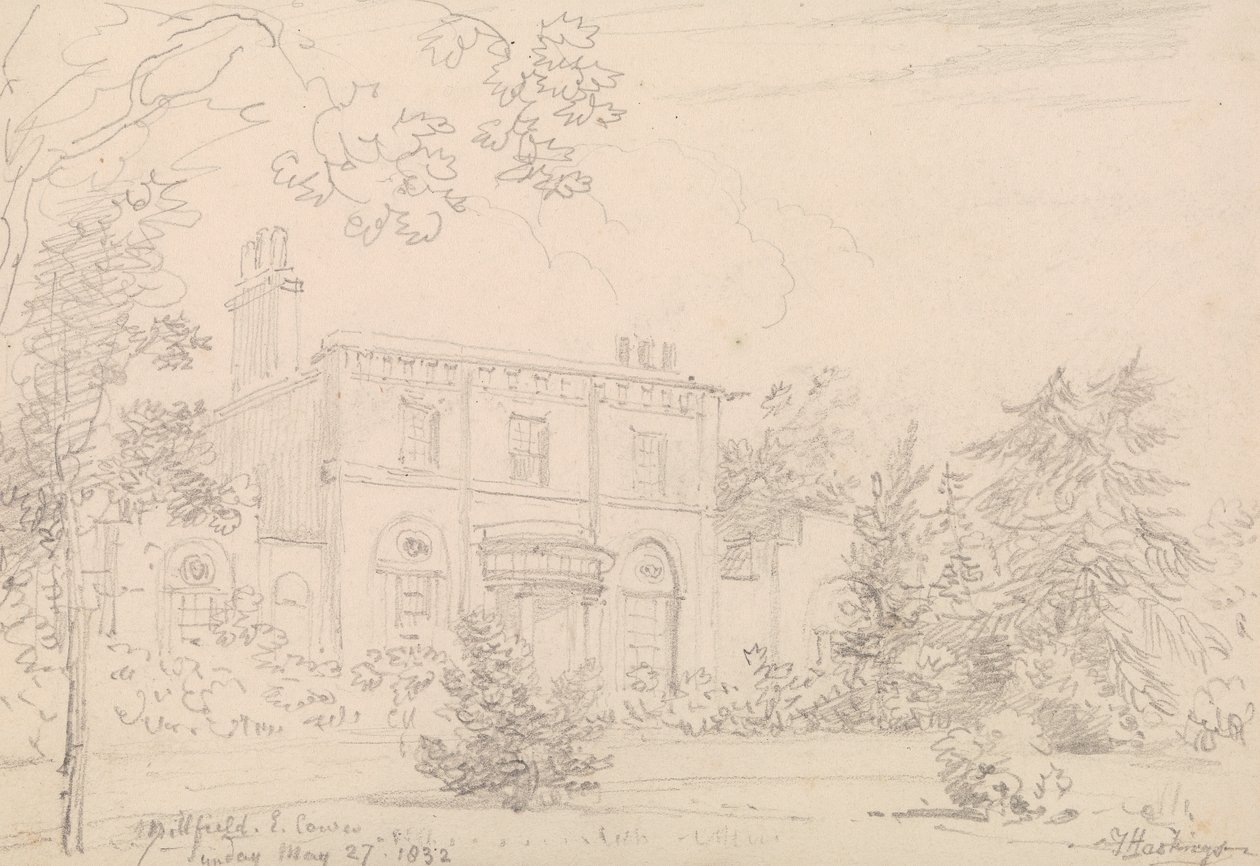 Millfield, East Cowes, 1832. május 27., vasárnap alkotó: Capt. Thomas Hastings