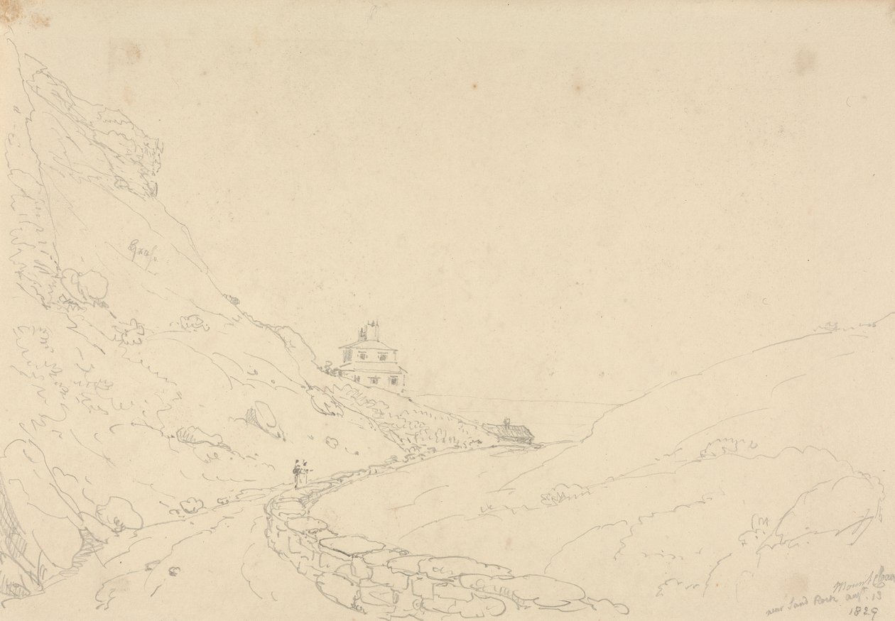 Mount Cleves, Sandrock közelében, Wight-szigeten alkotó: Capt. Thomas Hastings