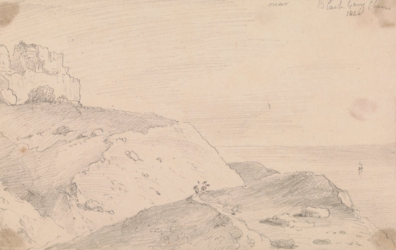 Blackgang Chine közelében alkotó: Capt. Thomas Hastings