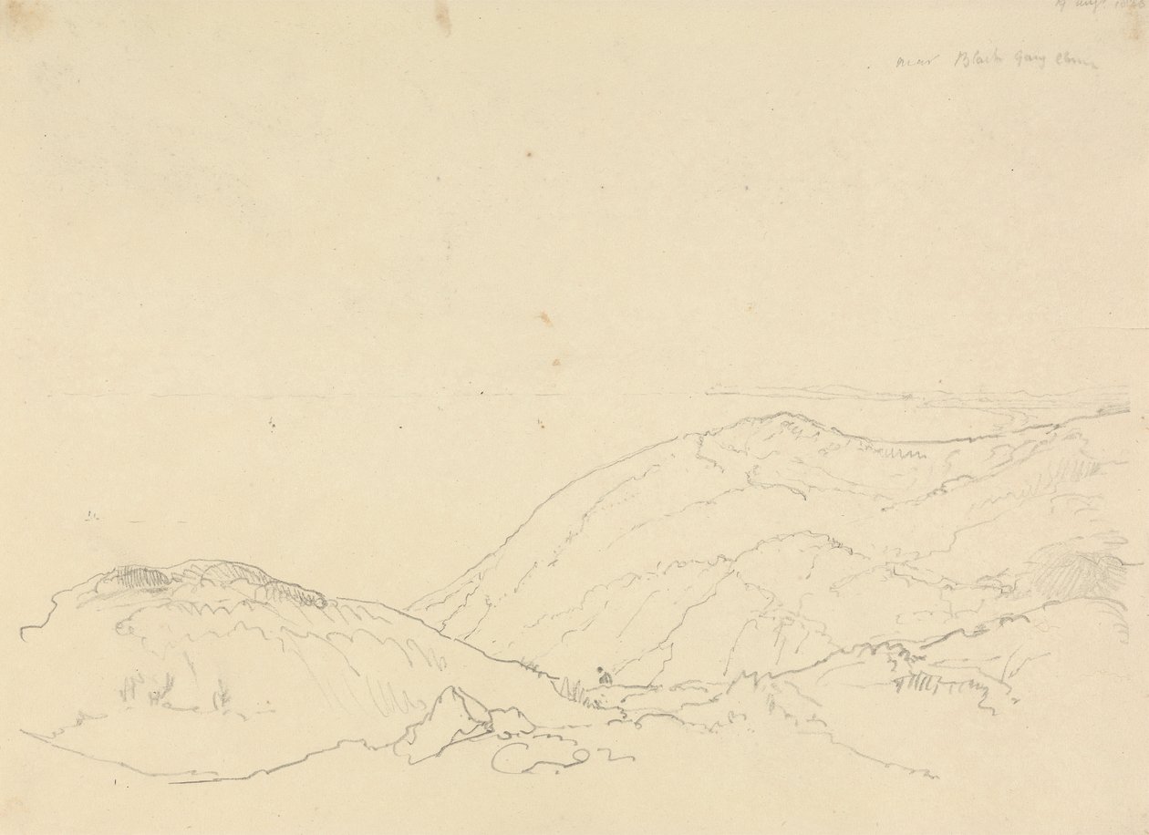 Blackgang Chine közelében, 1826. augusztus 19 alkotó: Capt. Thomas Hastings