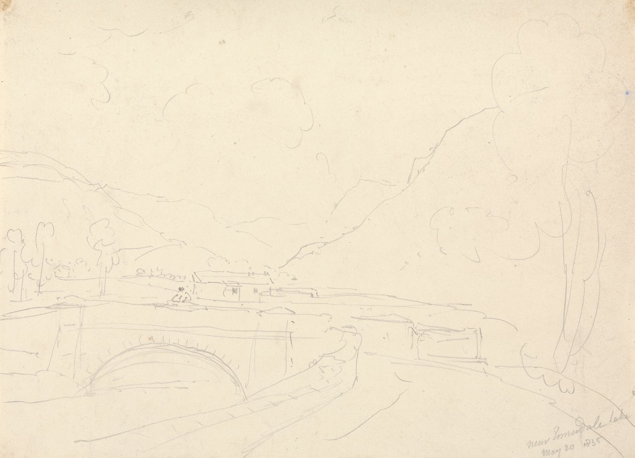 Ennerdale-tó közelében, 1836. május 20 alkotó: Capt. Thomas Hastings
