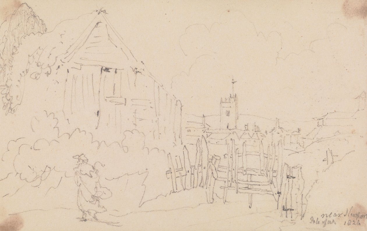 Newport közelében, Wight-szigeten alkotó: Capt. Thomas Hastings