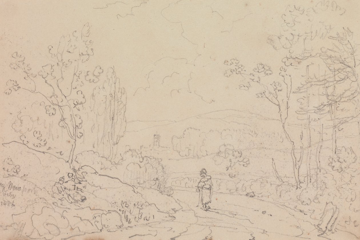 Newport közelében, Wight-szigeten, 1826 februárjában alkotó: Capt. Thomas Hastings