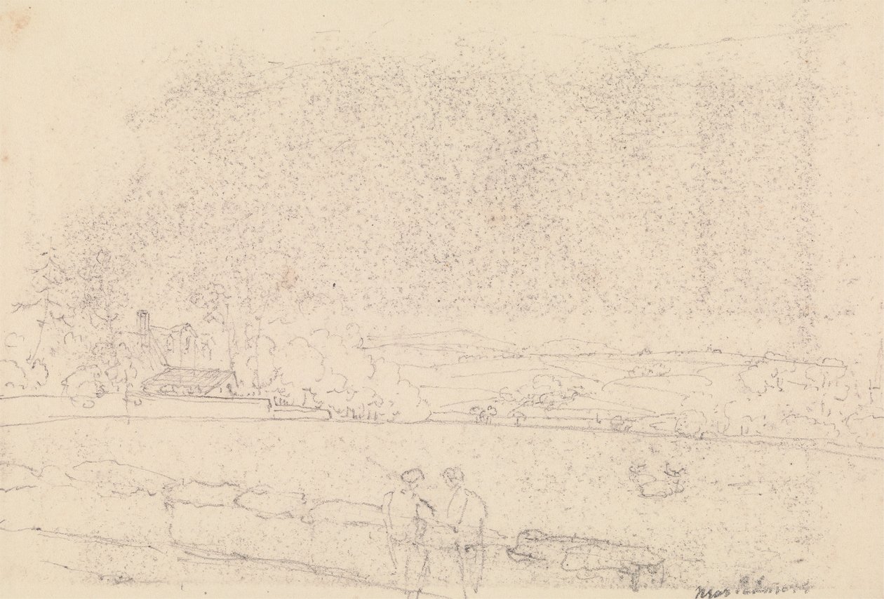 Padmore közelében, Wight-szigeten alkotó: Capt. Thomas Hastings