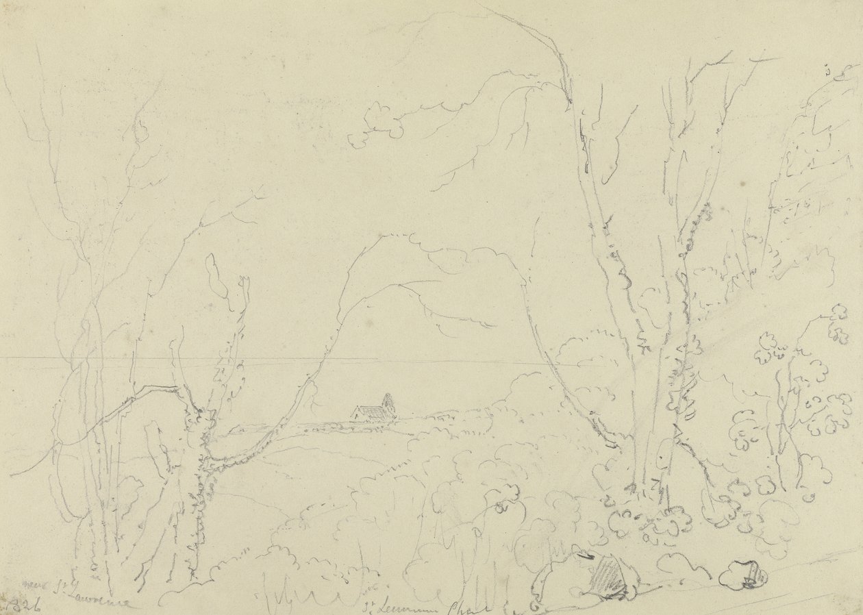 Szent Lőrinc közelében, Wight-szigeten alkotó: Capt. Thomas Hastings
