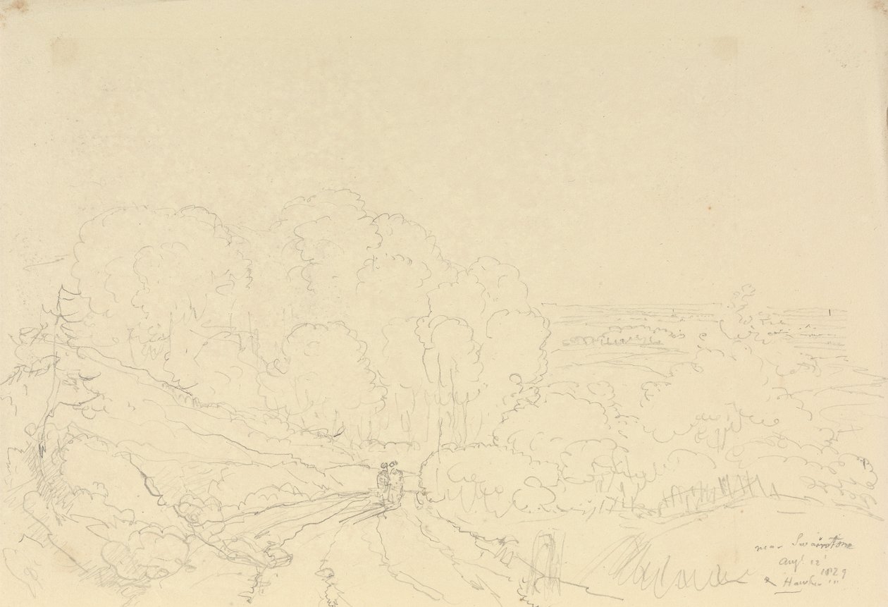 Swainstone közelében, 1829. augusztus 12 alkotó: Capt. Thomas Hastings