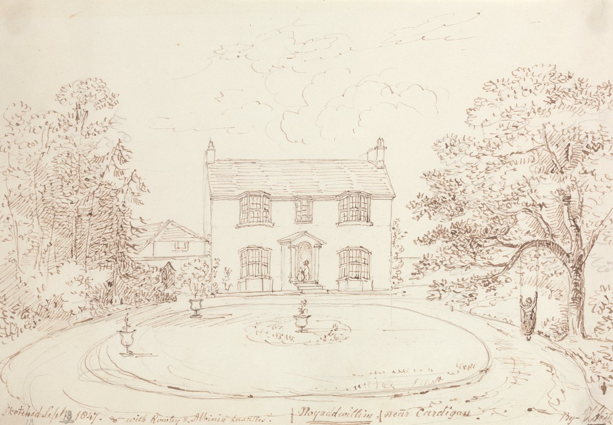 Noyaddwillim, Cardigan közelében, 1847. szeptember 9 alkotó: Capt. Thomas Hastings