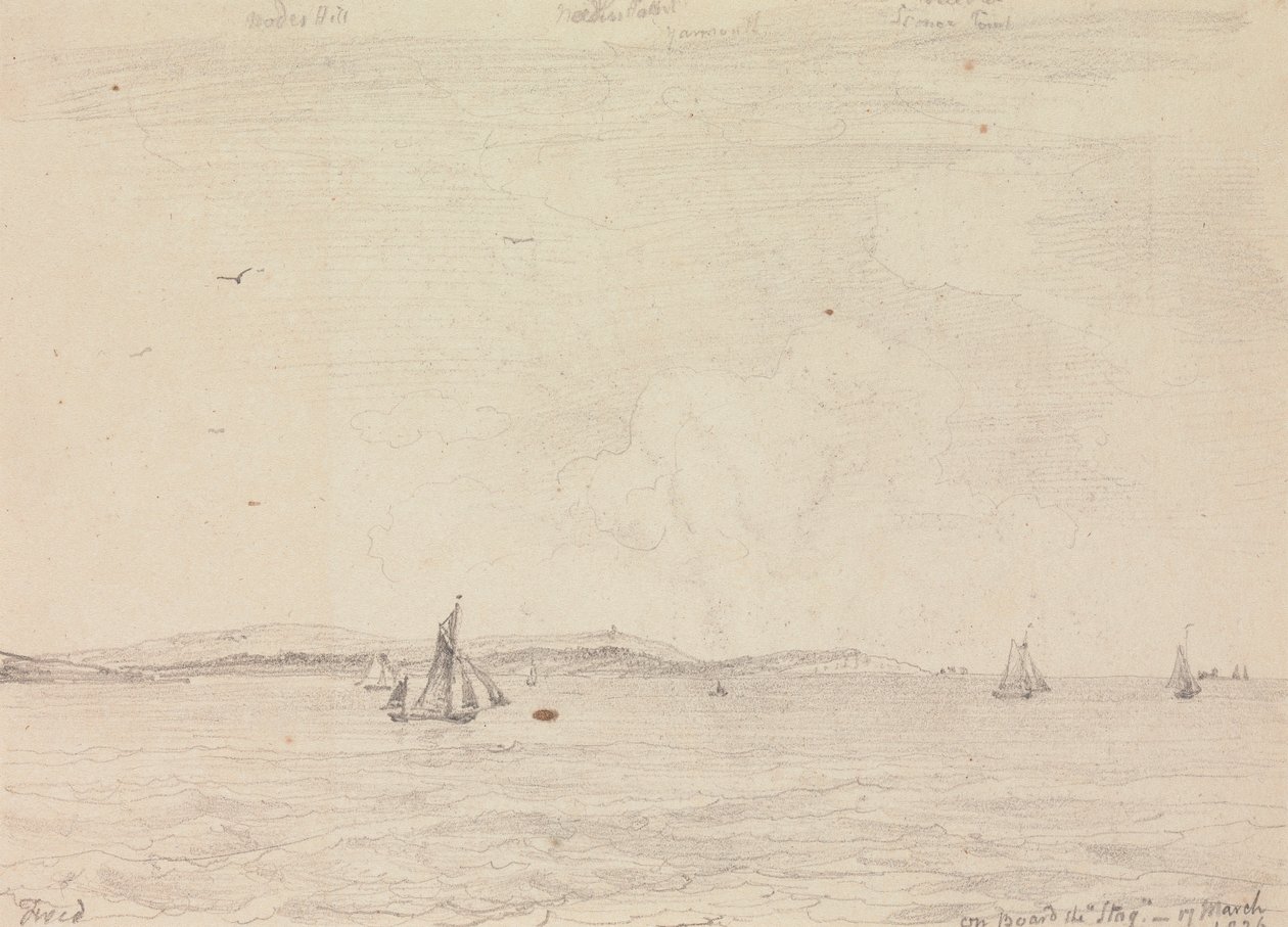 A „Szarvas” fedélzetén 1826. március 17-én alkotó: Capt. Thomas Hastings