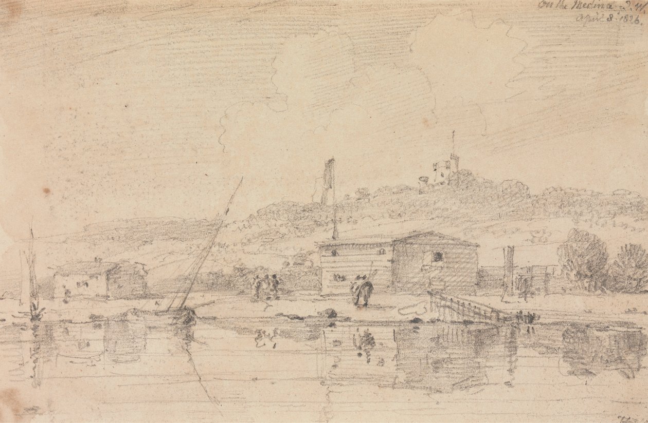 A Medinán, 1826. április 8 alkotó: Capt. Thomas Hastings