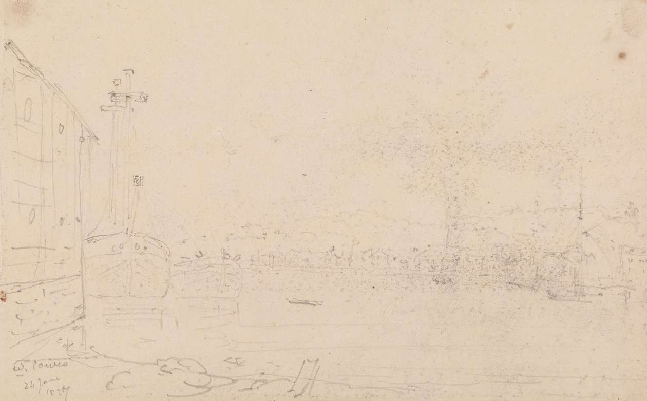 West Cowes, 1827. június 24 alkotó: Capt. Thomas Hastings