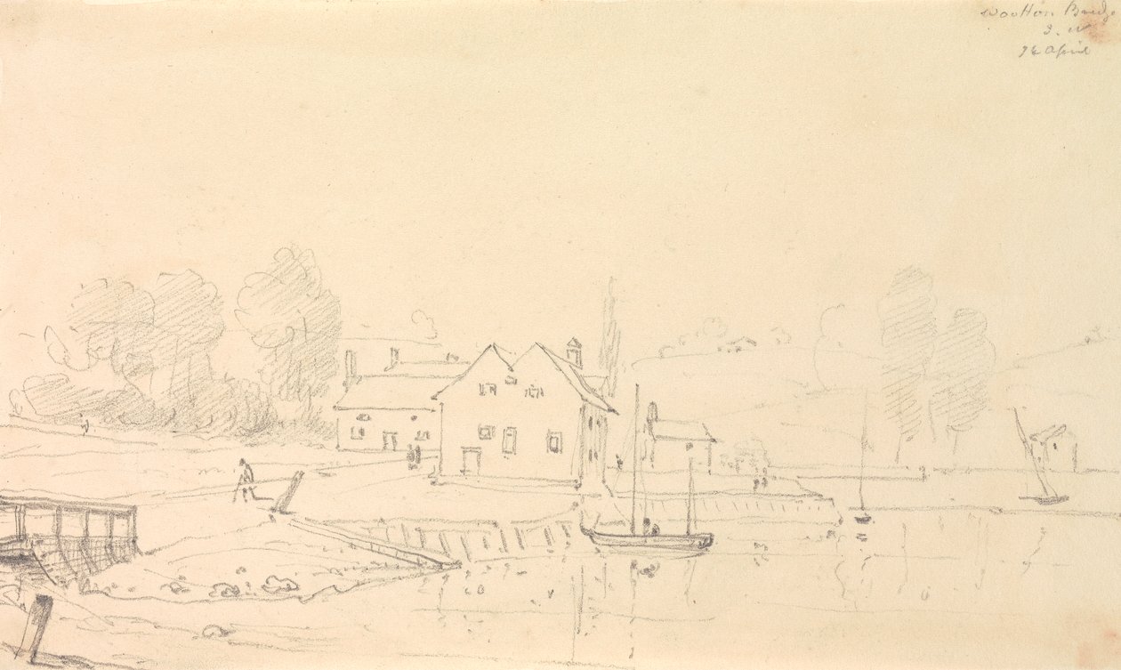 Wootton Bridge, Wight-sziget alkotó: Capt. Thomas Hastings