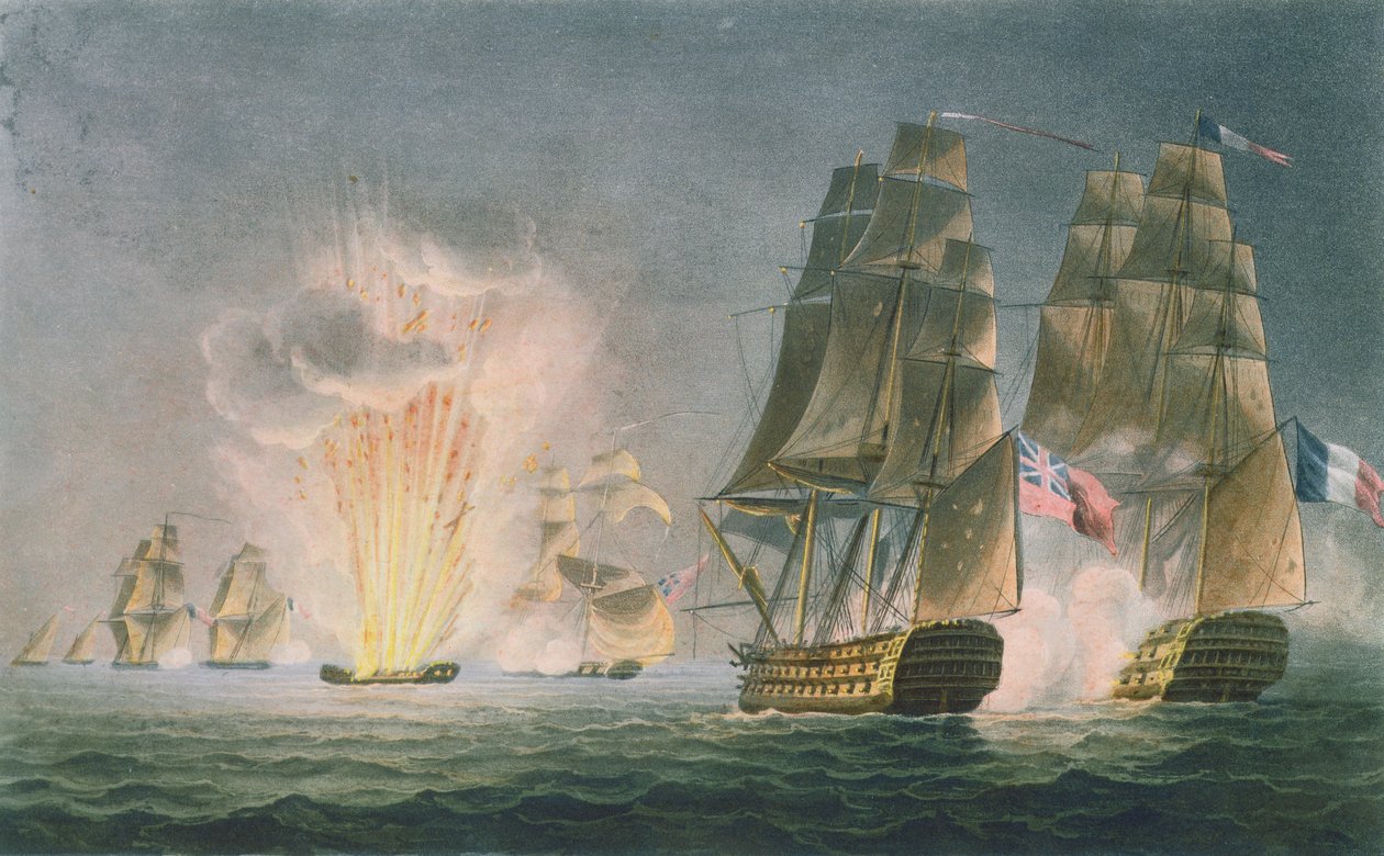 A Rivoli elfoglalása, 1812. február 22., T. Sutherland metszete J. Ralfe "The Naval Chronology of Great Britain" című, 1820-ban kiadott művéhez. alkotó: Captain John William Andrew