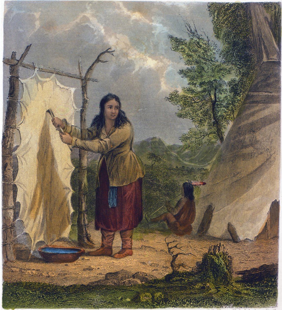 Bölénybőr, 1853 alkotó: Captain Seth Eastman