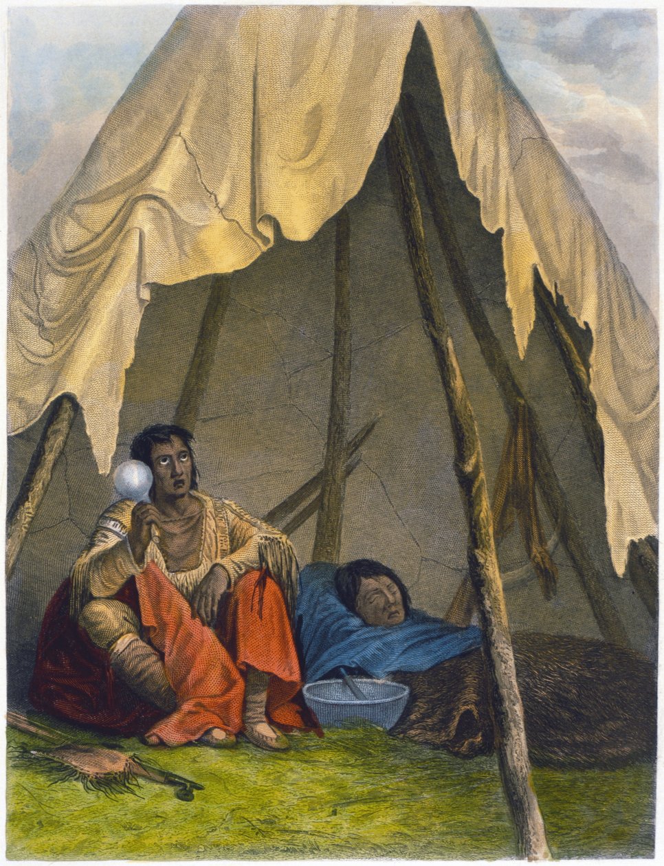 Medicine Man, 1853 alkotó: Captain Seth Eastman