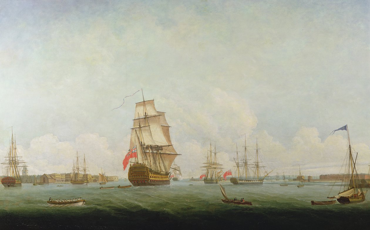 Győzelem elhagyta Portsmouth-t alkotó: Captain William Elliott