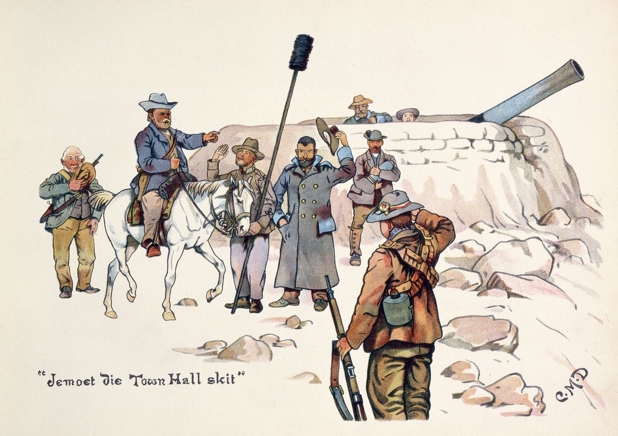 Jemoet die Town Hall skit, The Leaguer of Ladysmith, 1900 alkotó: Captain Clive Dixon