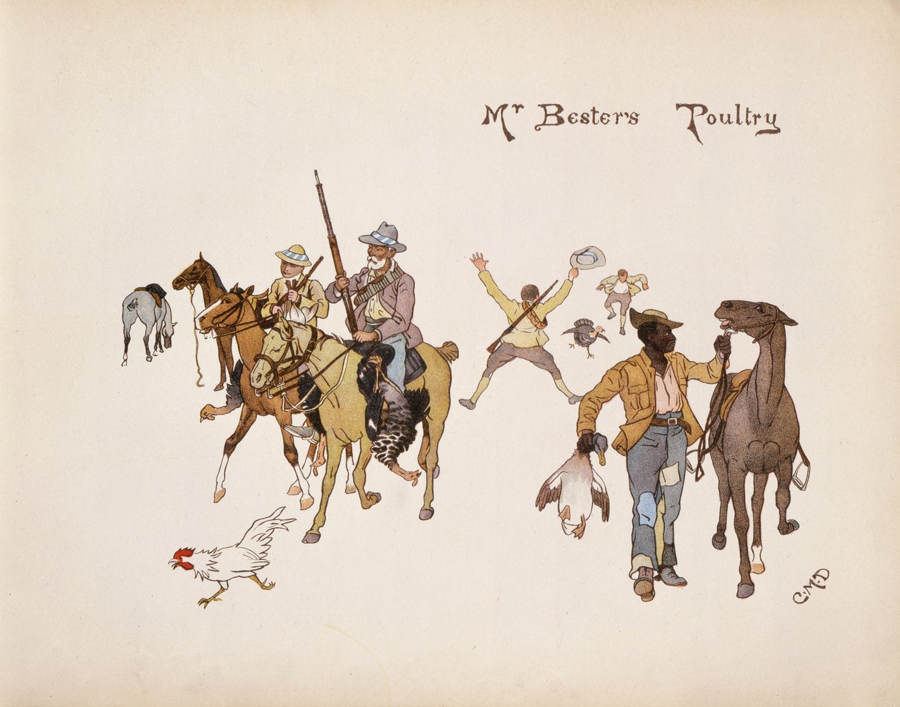 Mr Besters Poultry, The Leaguer of Ladysmith, 1900 alkotó: Captain Clive Dixon
