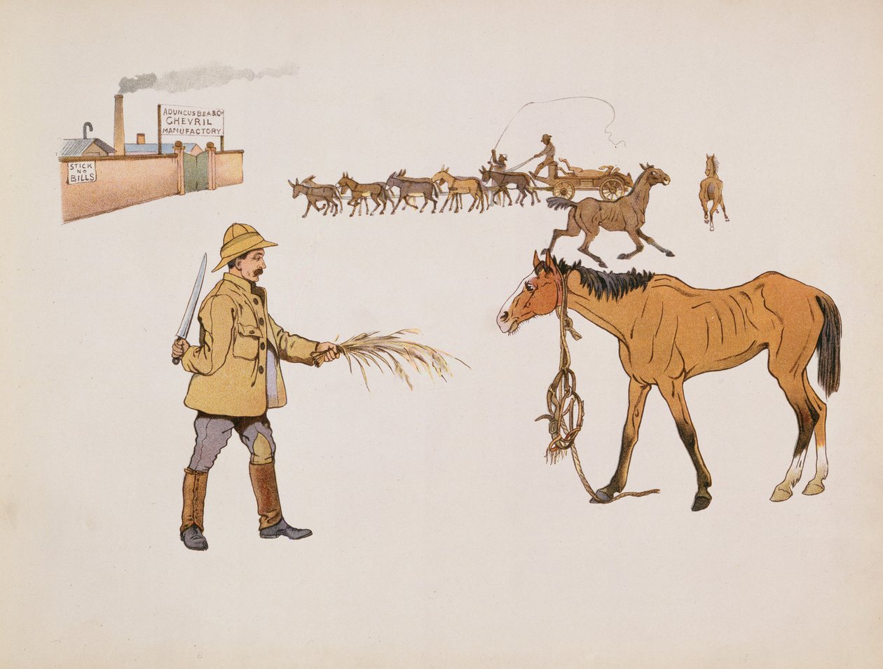 Irány a Chevril gyár, The Leaguer of Ladysmith, 1900 alkotó: Captain Clive Dixon
