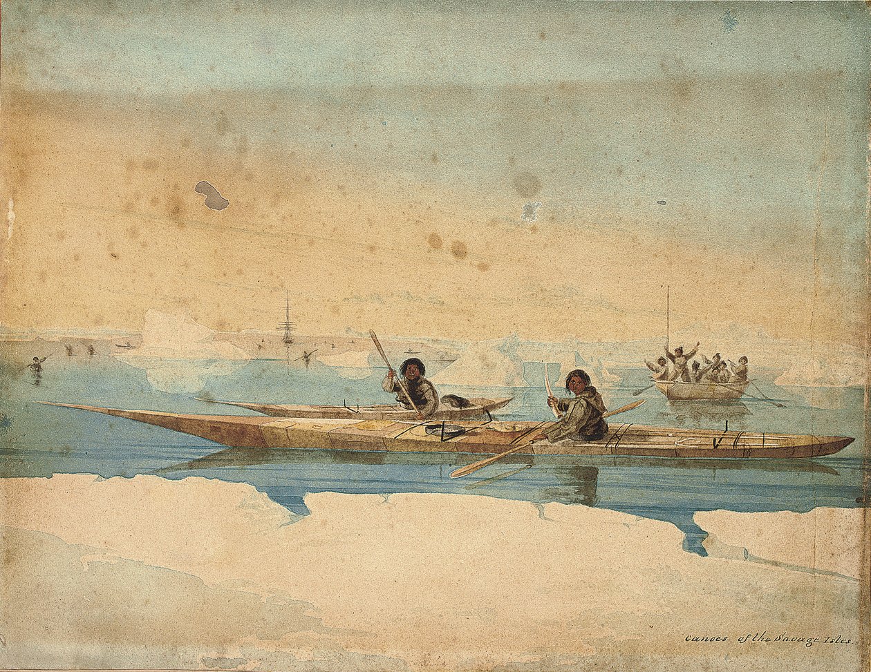 A Savage Isles kenuja, Hudson-szoros alkotó: Captain George Francis Lyon