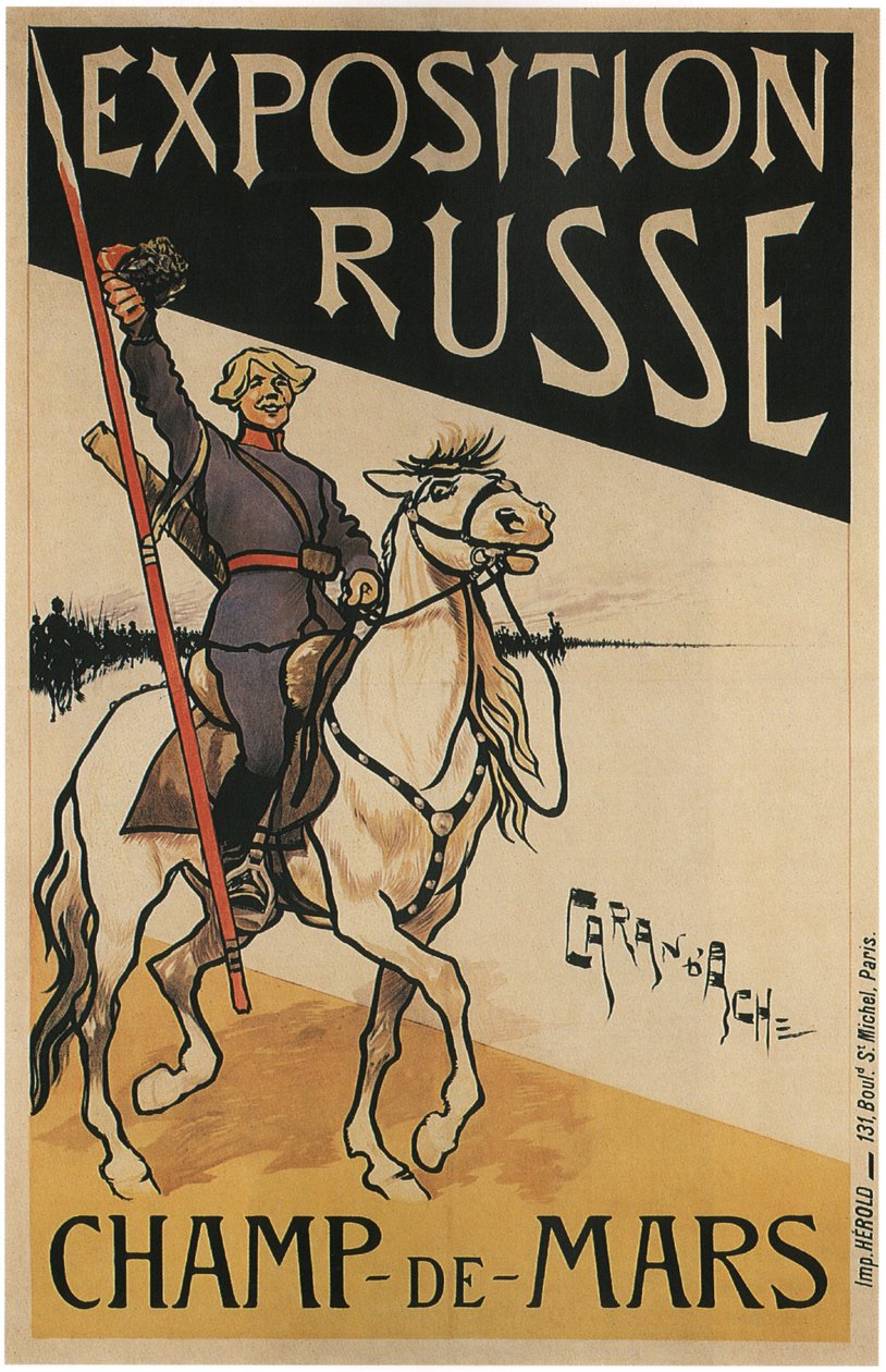 Champ-De-Mars orosz kiállítás, 1895 alkotó: Caran d’Ache