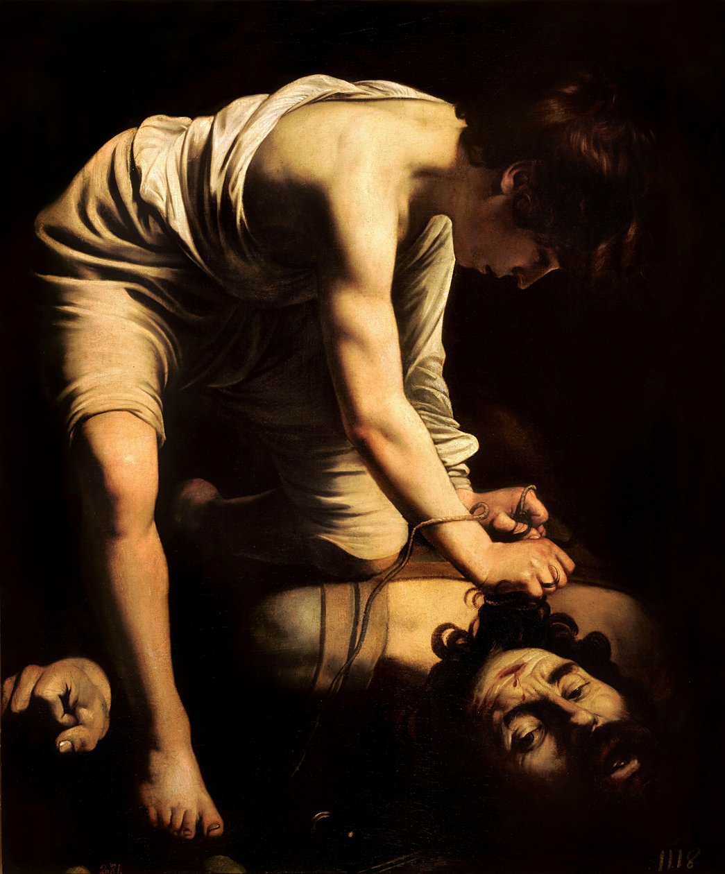 Dávid és Góliát alkotó: Michelangelo Merisi Caravaggio