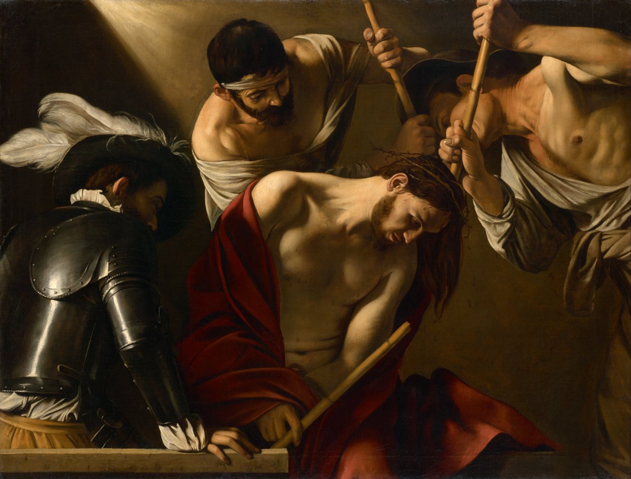 Krisztus tövissel megkoronázva alkotó: Caravaggio