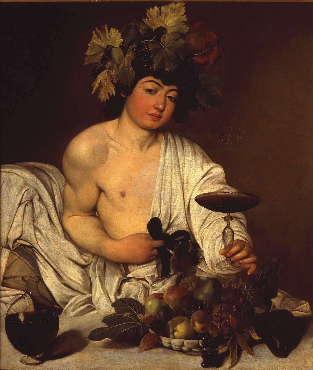 Olasz: Bacco adolescente A serdülő Bacchus alkotó: Caravaggio