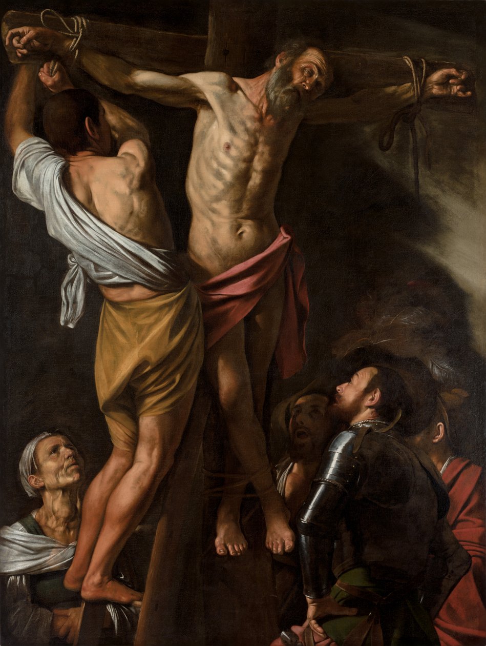 Szent András keresztre feszítése alkotó: Michelangelo Merisi da  Caravaggio