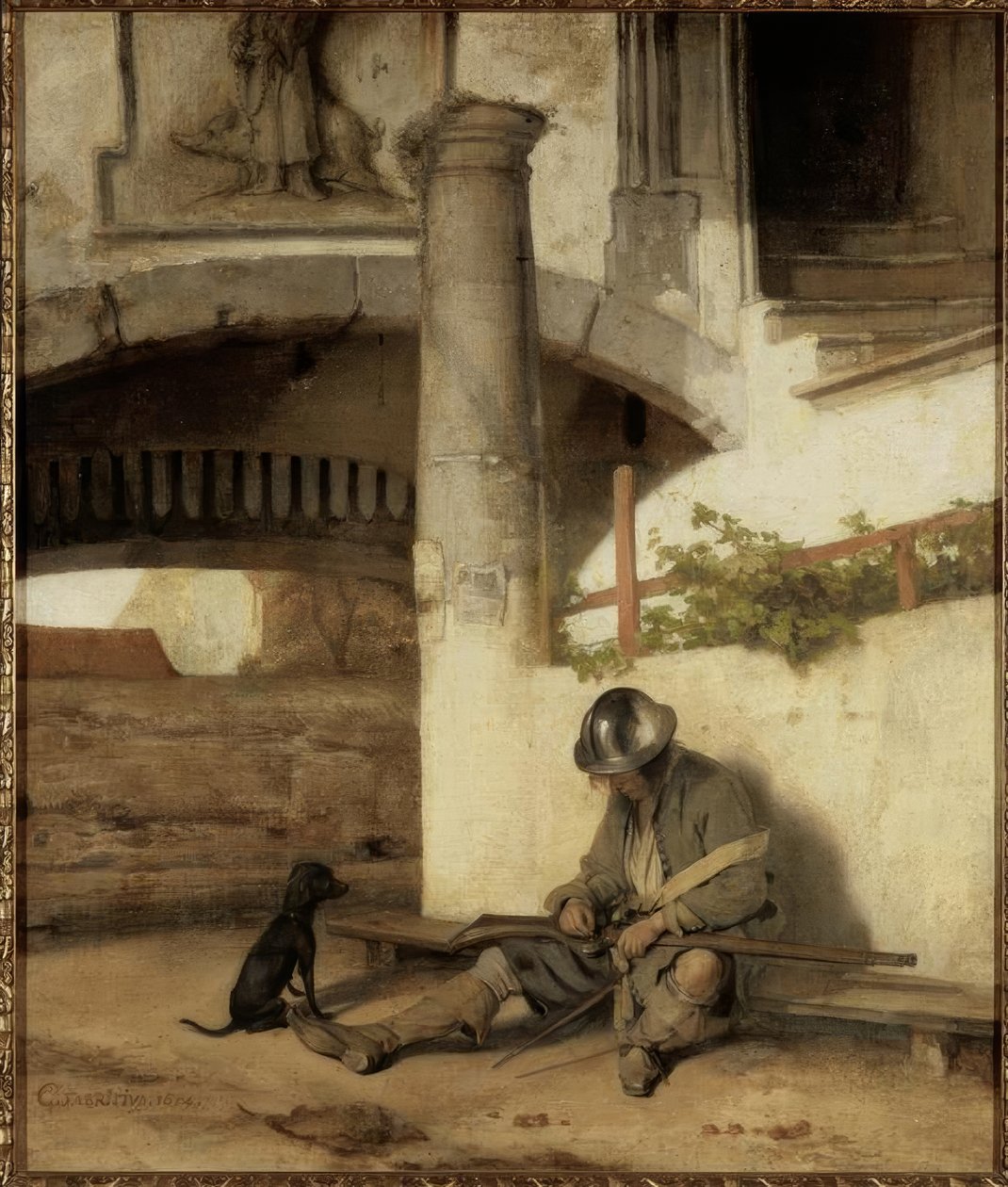 A kapuőr alkotó: Carel Fabritius