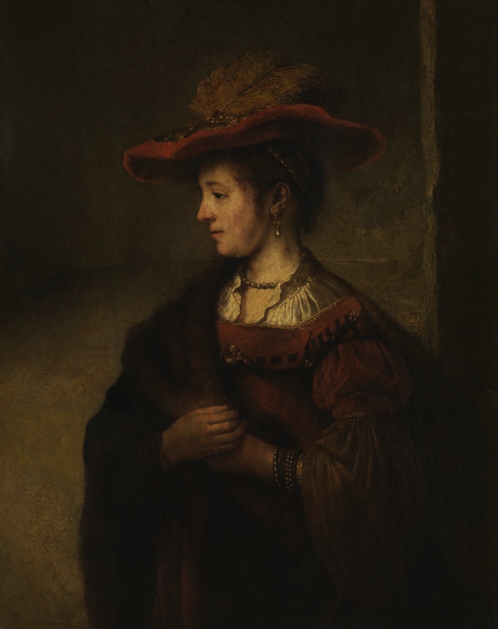 Saskia van Uylenburgh, Rembrandt festőművész felesége alkotó: Carel Fabritius